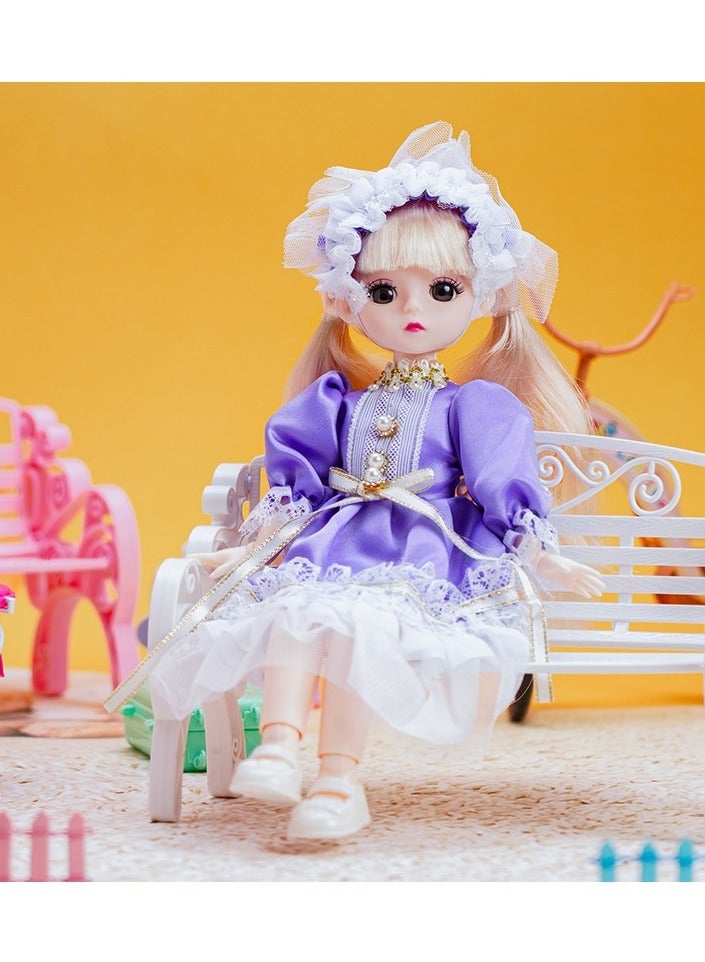 30 cm dressable doll, movable joints, girls' holiday birthday gifts - Image 3